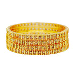 American Diamond Bangle – Luminara Collection (Pack of 4)