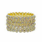 American Diamond Bangle – Aura Collection (Pack of 4)