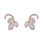 City Girl AD Brass Gold Plated Elegant Bloom Pendant Set