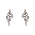 City Girl AD Rhodium Plated Celeste Shine Mangalsutra Set with Earrings & Chain for Women & Girls