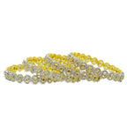 American Diamond Bangle – Aura Collection (Pack of 4)