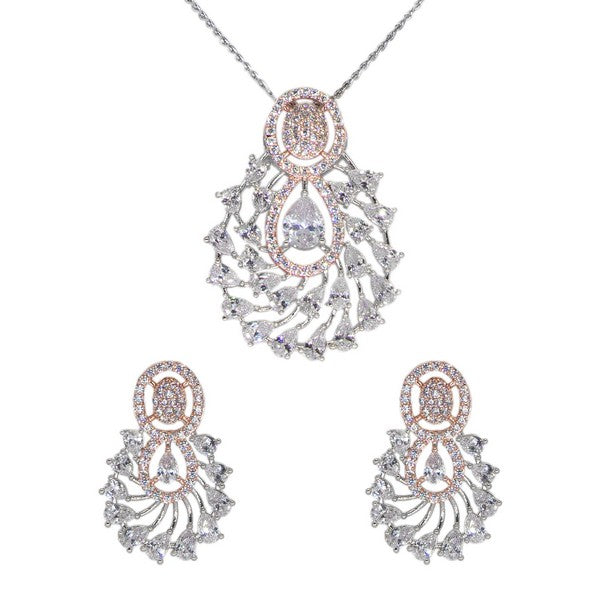 City Girl AD Brass Timeless Glow Pendant Set