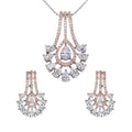 City Girl AD Brass Royal Grace Pendant Set