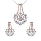 City Girl AD Brass Royal Grace Pendant Set