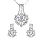 City Girl AD Brass Royal Grace Pendant Set
