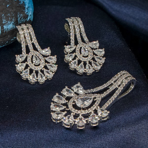 City Girl AD Brass Royal Grace Pendant Set