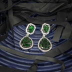City Girl Brass American Diamond Rhodium Plated Petal Glow Tops