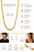 City Girl Jewellery Gold Plated Chain for Men & Women | 24 Inch Brass Chain Necklace with S Hook Lock | Stylish Western & Fusion Wear Jewellery for Daily Wear