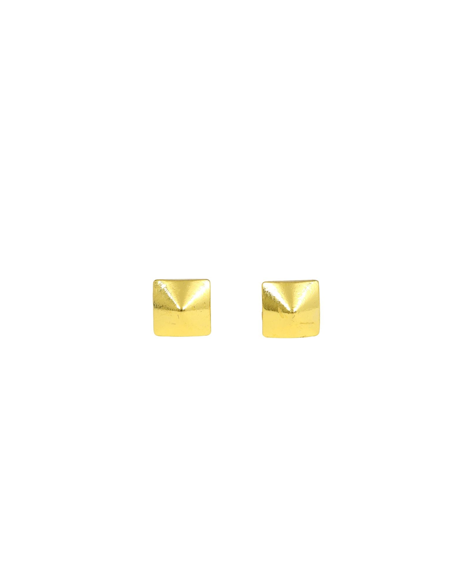 gold plated designer stud earrings