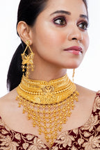 City Girl Copper Gold-plated Gold Jewellery Set (Pack of 1) – Graceful Festive Style