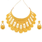 City Girl Brass Gold-plated Gold Jewellery Set (Pack of 1) – Timeless Royal Beauty