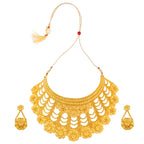 City Girl Brass Gold-plated Gold Jewellery Set (Pack of 1) – Timeless Royal Beauty