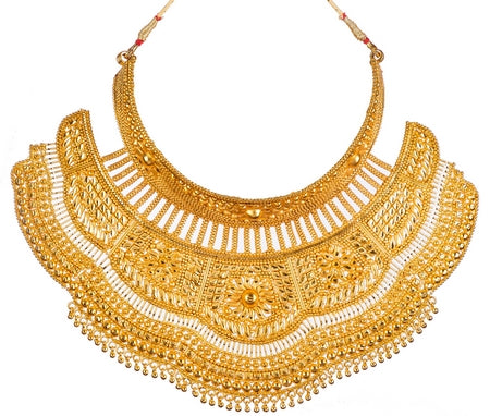 City Girl Brass Gold-plated Gold Jewellery Set (Pack of 1) – Modern Ethnic Elegance