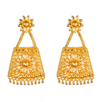 City Girl Brass Gold-plated Gold Jewellery Set (Pack of 1) – Modern Ethnic Elegance