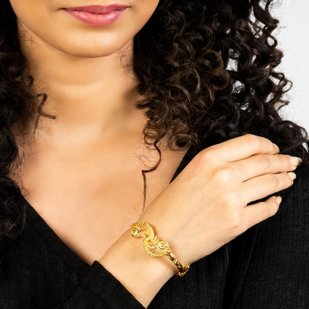 Manikya Brass Gold-plated Bracelet