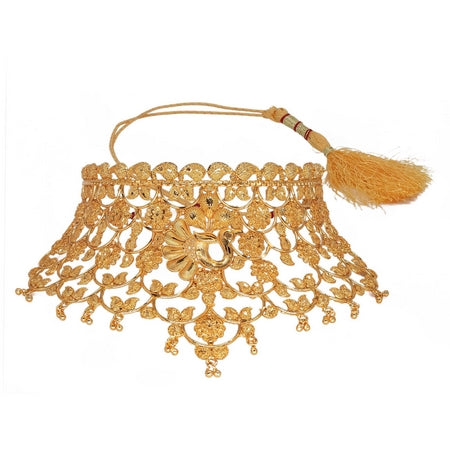 City Girl Copper Gold-plated Gold Jewellery Set (Pack of 1) – Antique Temple Style