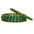 City Girl AD Bangles with Gold Plating – Royal Edition (2 Sets, 8 Bangles)