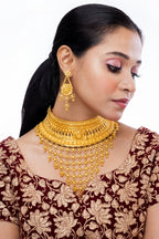 City Girl Copper Gold-plated Gold Jewellery Set (Pack of 1) – Royal Heritage Design