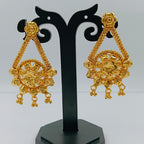 City Girl Brass Gold-plated Gold Jewellery Set (Pack of 1) – Red Bridal Glow
