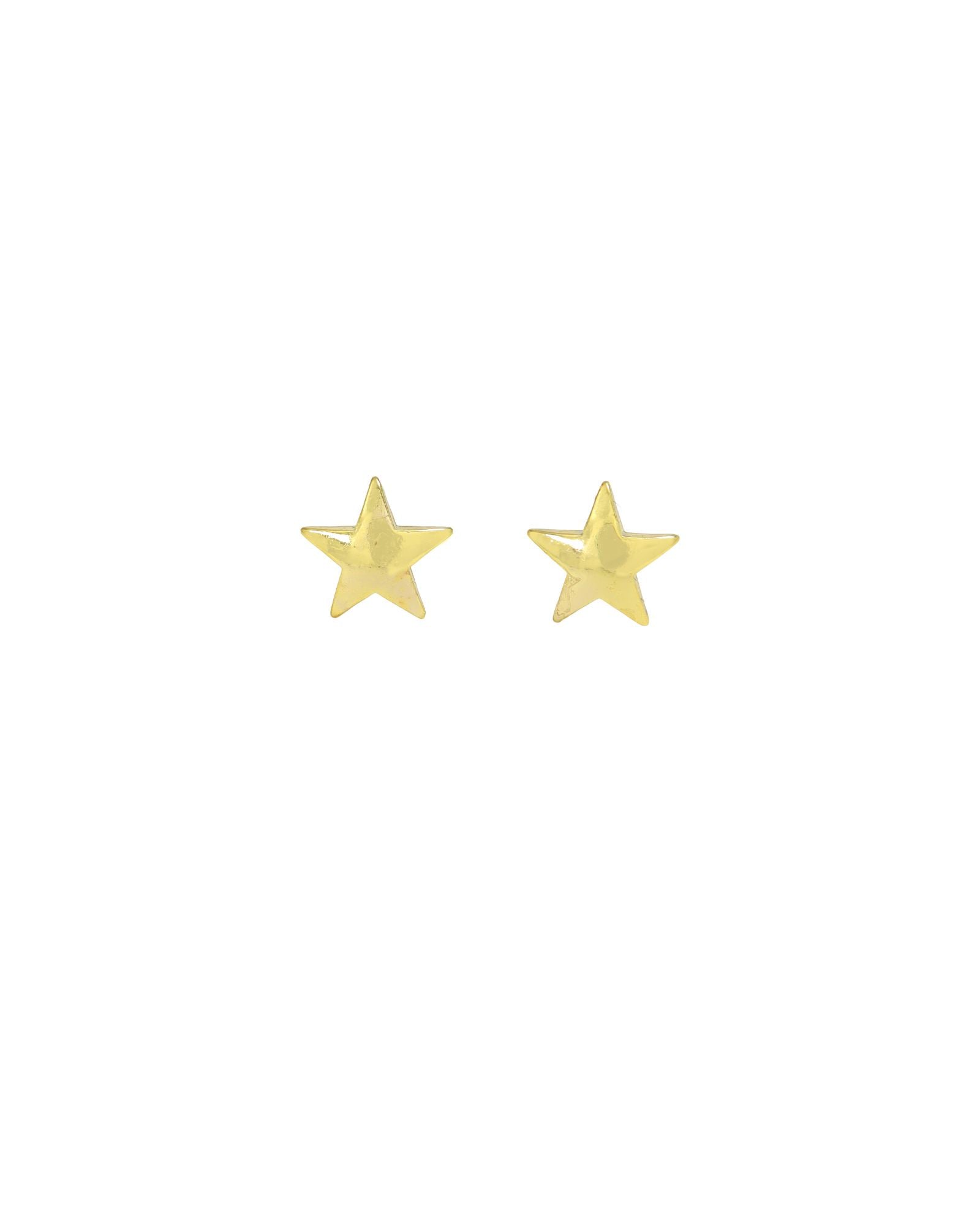 CITY GIRL Anti-Tarnish 24CT Gold Plated Designer Stud Earrings Pack of 3 | Molten Gold Style Fashion Daily Wear  Jewellery for Women