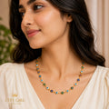 City Girl Jewellery 24K Gold Plated Evil Eye Chain Necklace for Women | Anti-Tarnish | Hypoallergenic | Multicolor Enamel Beads | Lightweight Daily Wear Jewellery | 24 Inch (CN 1743)