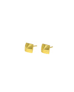gold plated designer stud earrings