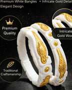 City Girl 24CT Gold Plated Sakha Set – Traditional Kada Pair with 6 Months Plating Guarantee
