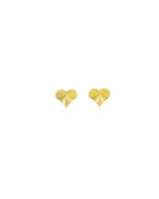 CITY GIRL Anti-Tarnish 24CT Gold Plated Designer Stud Earrings Pack of 3 | Molten Gold Style Fashion Daily Wear  Jewellery for Women