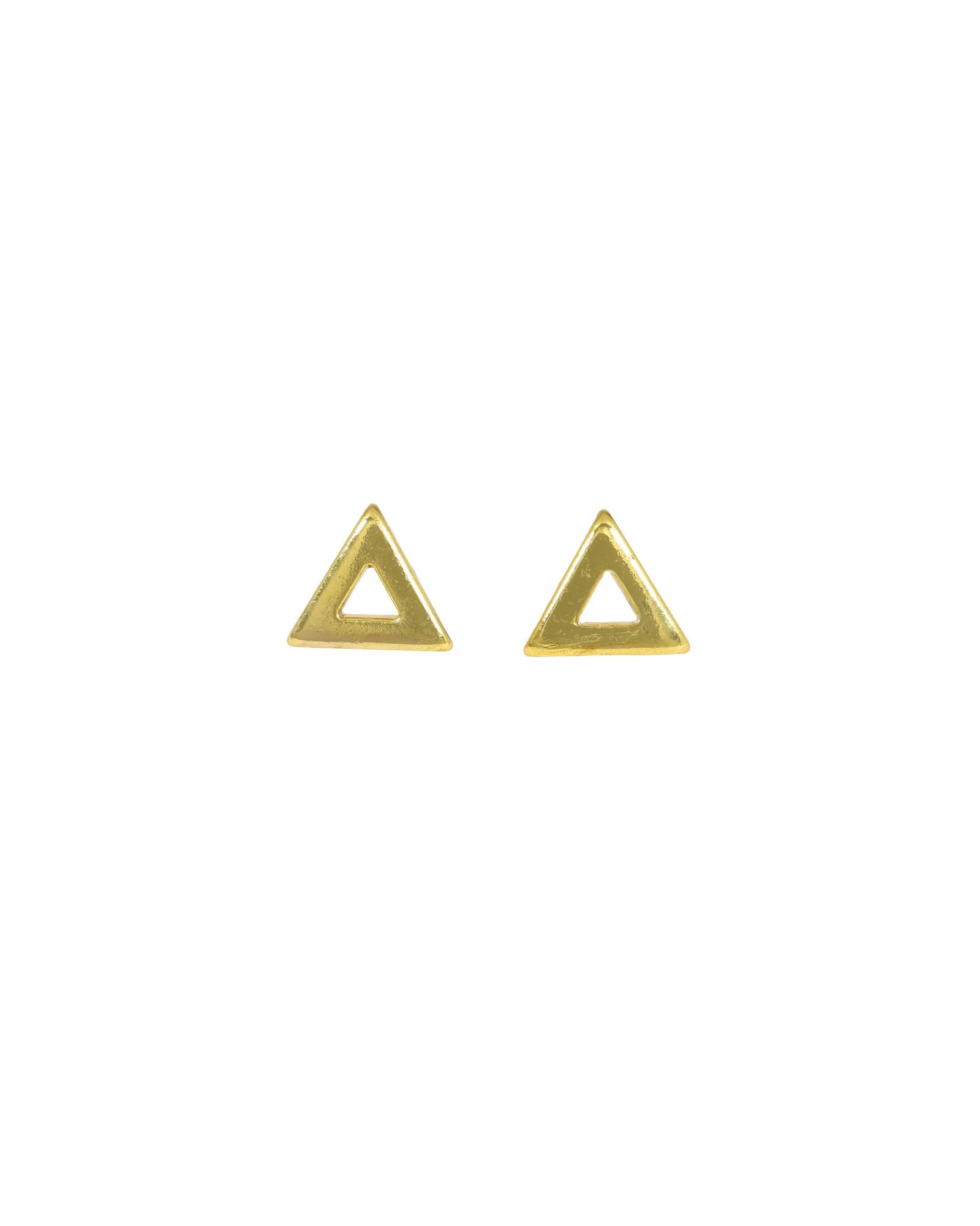 CITY GIRL Anti-Tarnish 24CT Gold Plated Designer Stud Earrings Pack of 3 | Molten Gold Style Fashion Daily Wear  Jewellery for Women