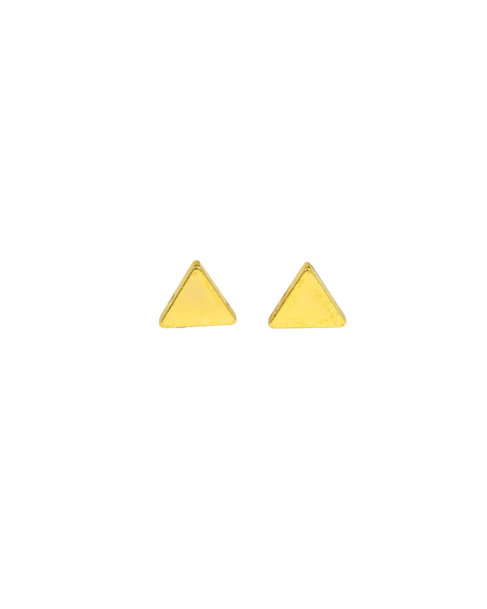 CITY GIRL Anti-Tarnish 24CT Gold Plated Designer Stud Earrings Pack of 3 | Molten Gold Style Fashion Daily Wear  Jewellery for Women