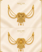 MANIKYA Gold Plated Copper Juda Pin for Women