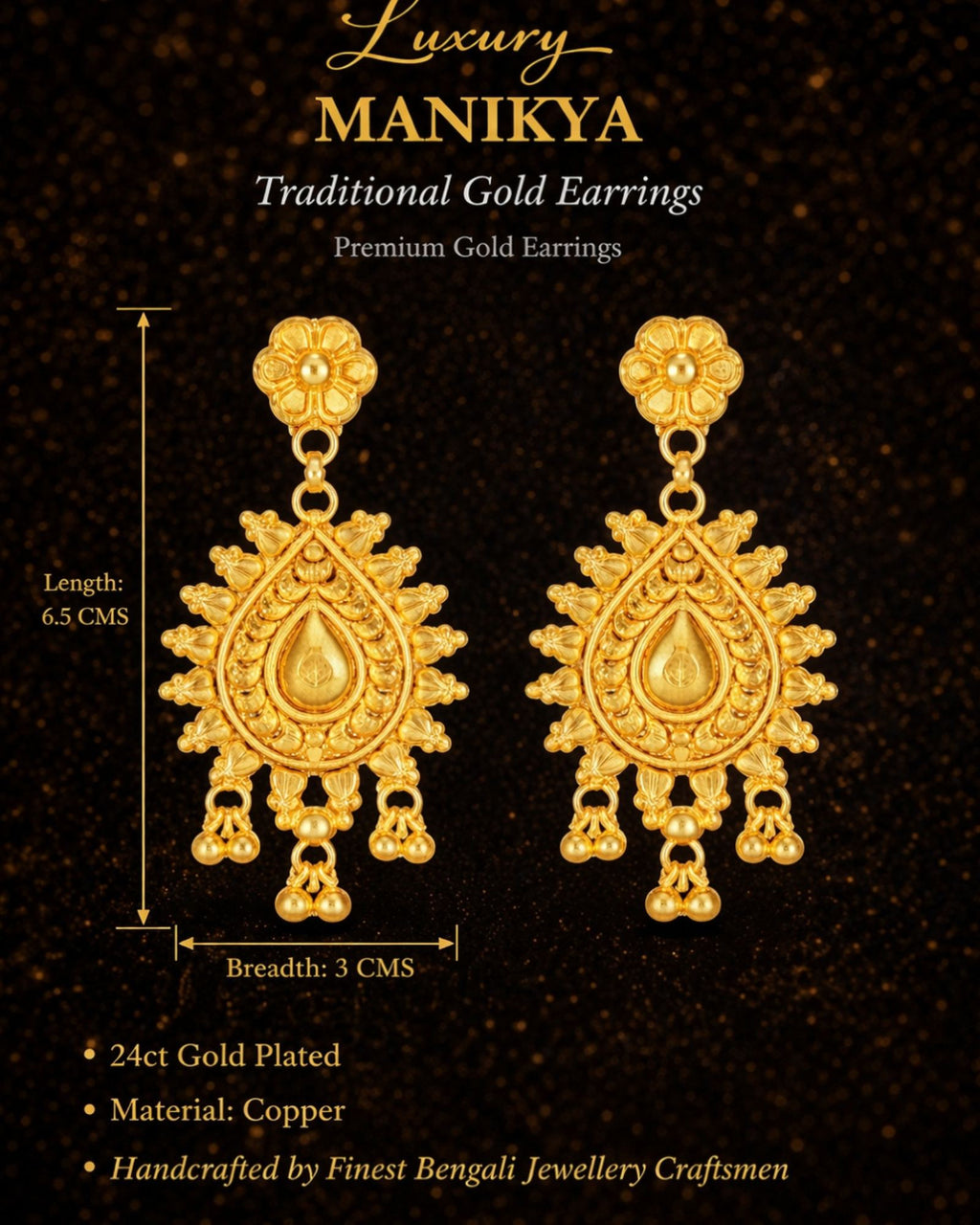 Bridal Wedding Jewellery Set with Earrings