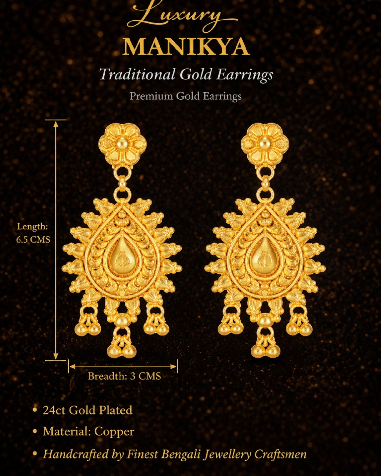 Bridal Wedding Jewellery Set with Earrings