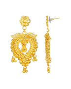CITY GIRL Gold Plated Copper Choker Necklace Set for Women