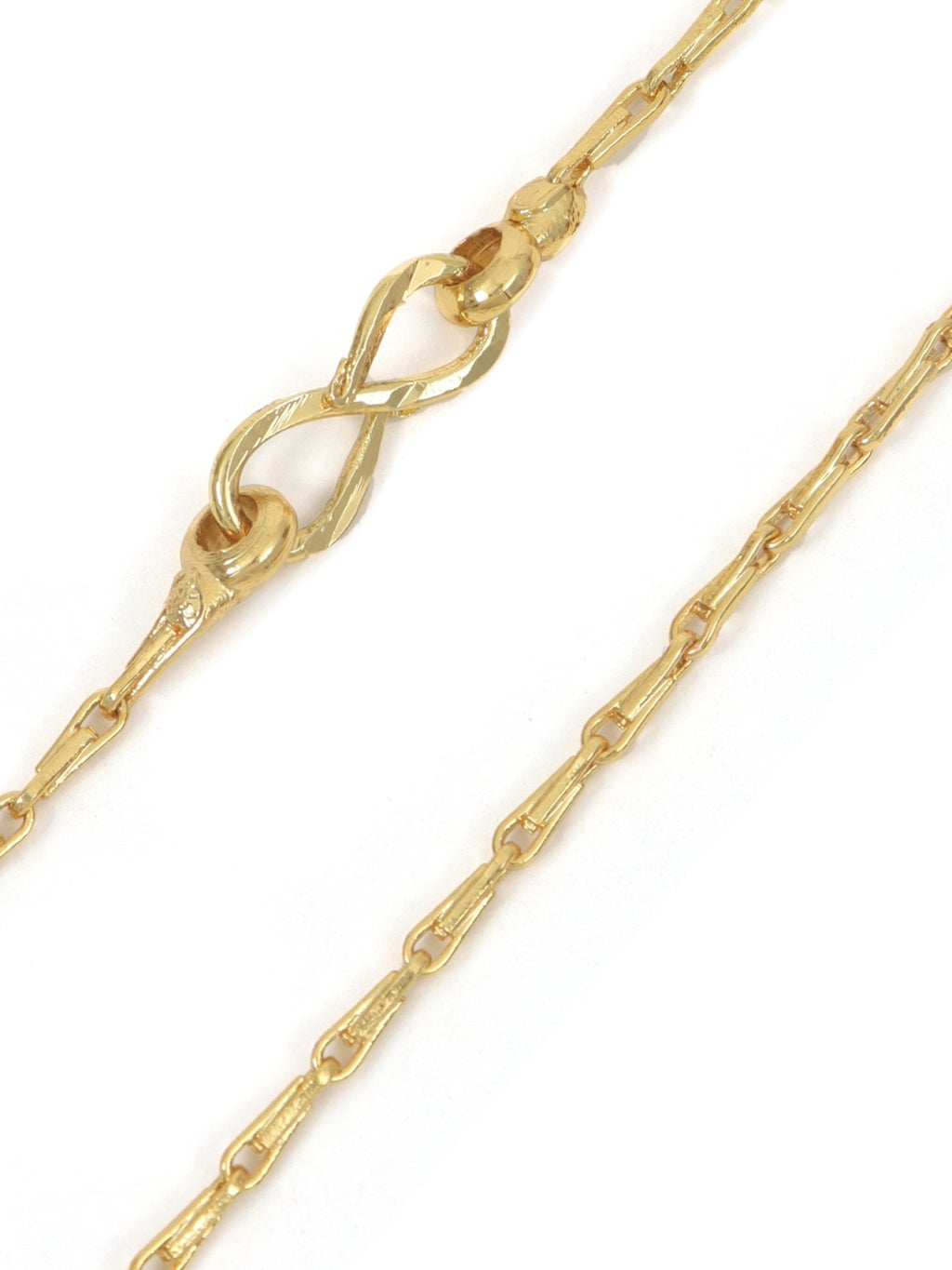 City Girl 24CT Gold Plated Designer Chain Necklace for Women | 24 Inch Daily Wear Chain (CN 237)