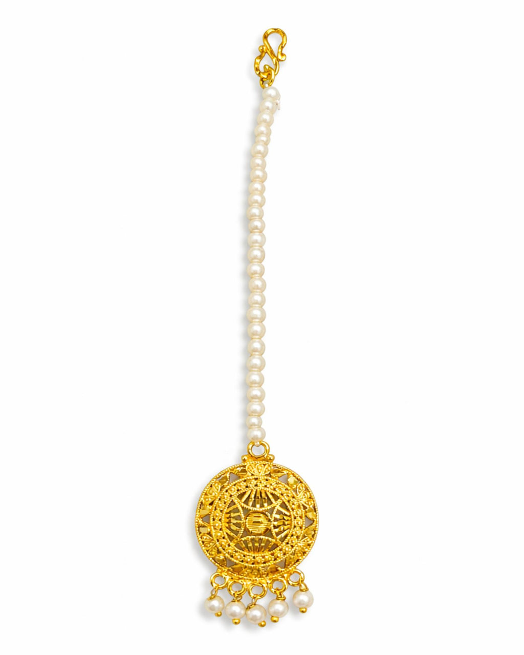 City Girl 24CT Gold Plated Long Layered Haram Set | Copper Base Traditional Necklace | 30 Inch Long Necklace with 3 cm Earrings | Ethnic Jewellery for Women