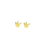 24CT Gold Plated Designer Stud Earrings Pack of 3 | Anti-Tarnish Daily Wear Earrings for Women