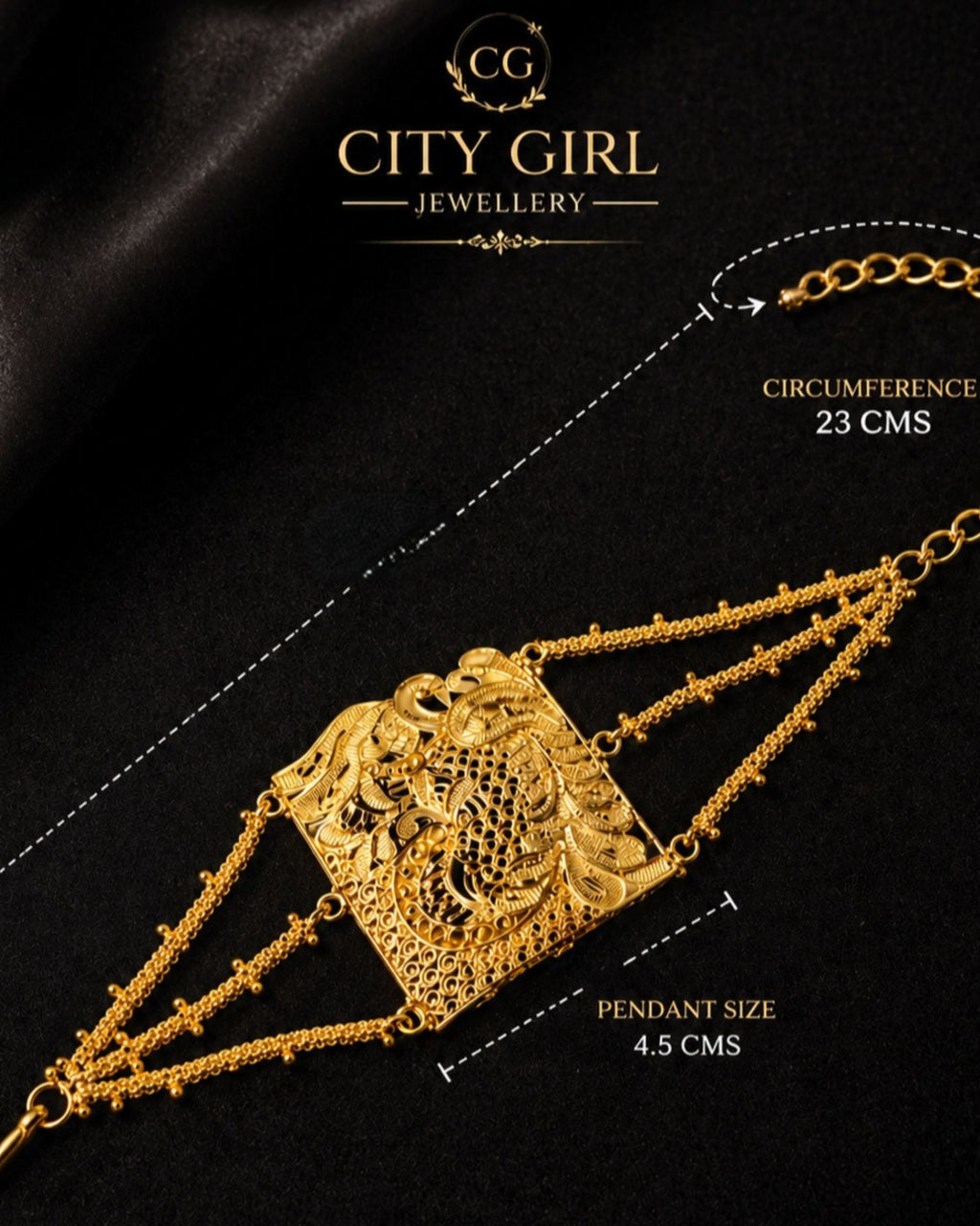 bridal-necklace-earrings-set-gold-finish