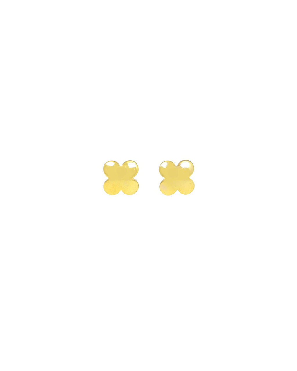 24CT Gold Plated Designer Stud Earrings Pack of 3 | Anti-Tarnish Daily Wear Earrings for Women