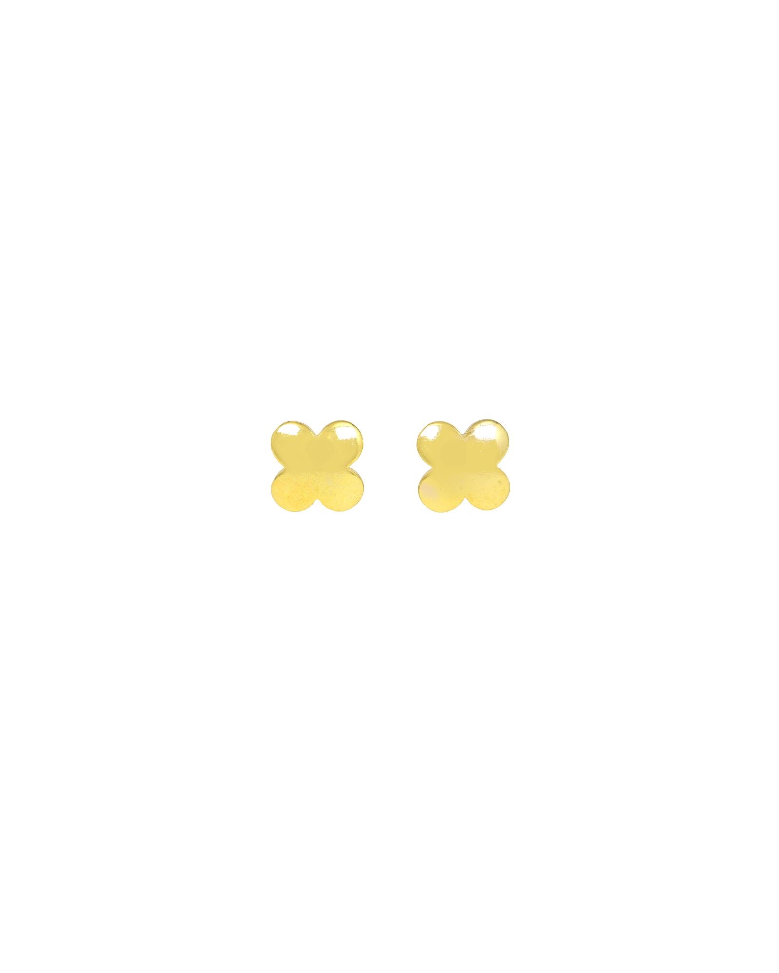 24CT Gold Plated Designer Stud Earrings Pack of 3 | Anti-Tarnish Daily Wear Earrings for Women