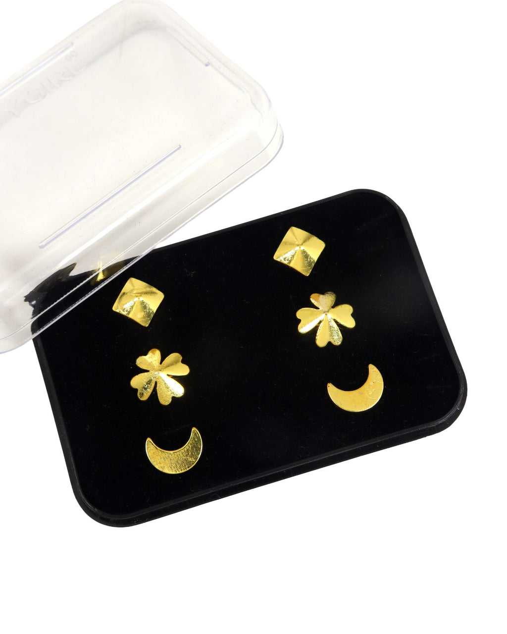 gold plated designer stud earrings