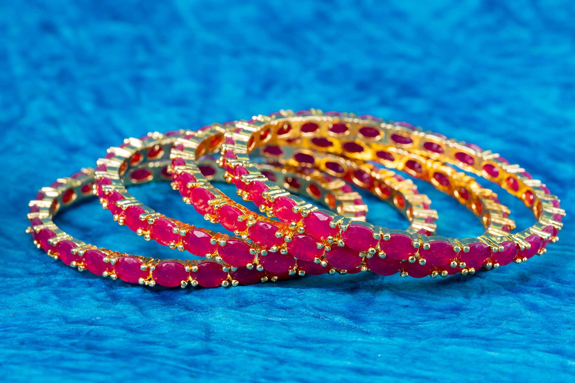American Diamond Bangle – Radiant Collection (Pack of 4)