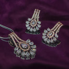 City Girl AD Brass Royal Grace Pendant Set