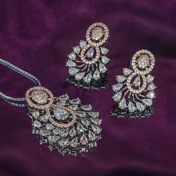 City Girl AD Brass Timeless Glow Pendant Set