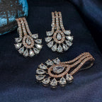 City Girl AD Brass Royal Grace Pendant Set