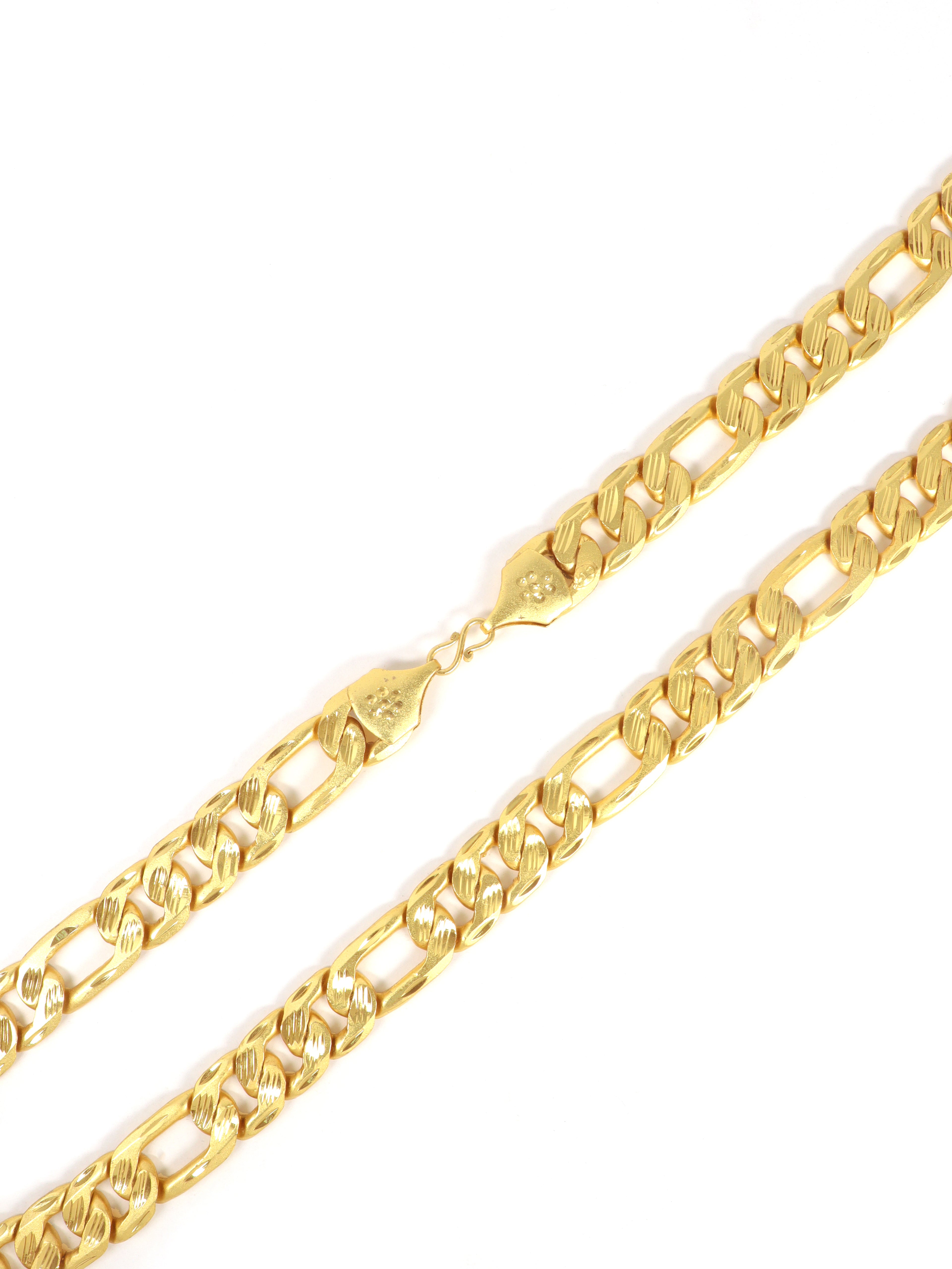City Girl 24 CT Gold Plated 24 inch Copper Chain for Men.(MCN 248)