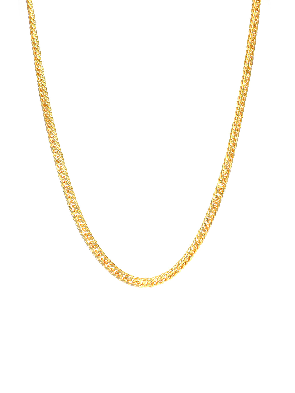 City Girl 24 CT Gold Plated Anti Tarnish 24 inch Copper Chain for Men and Women.(CN 1699)