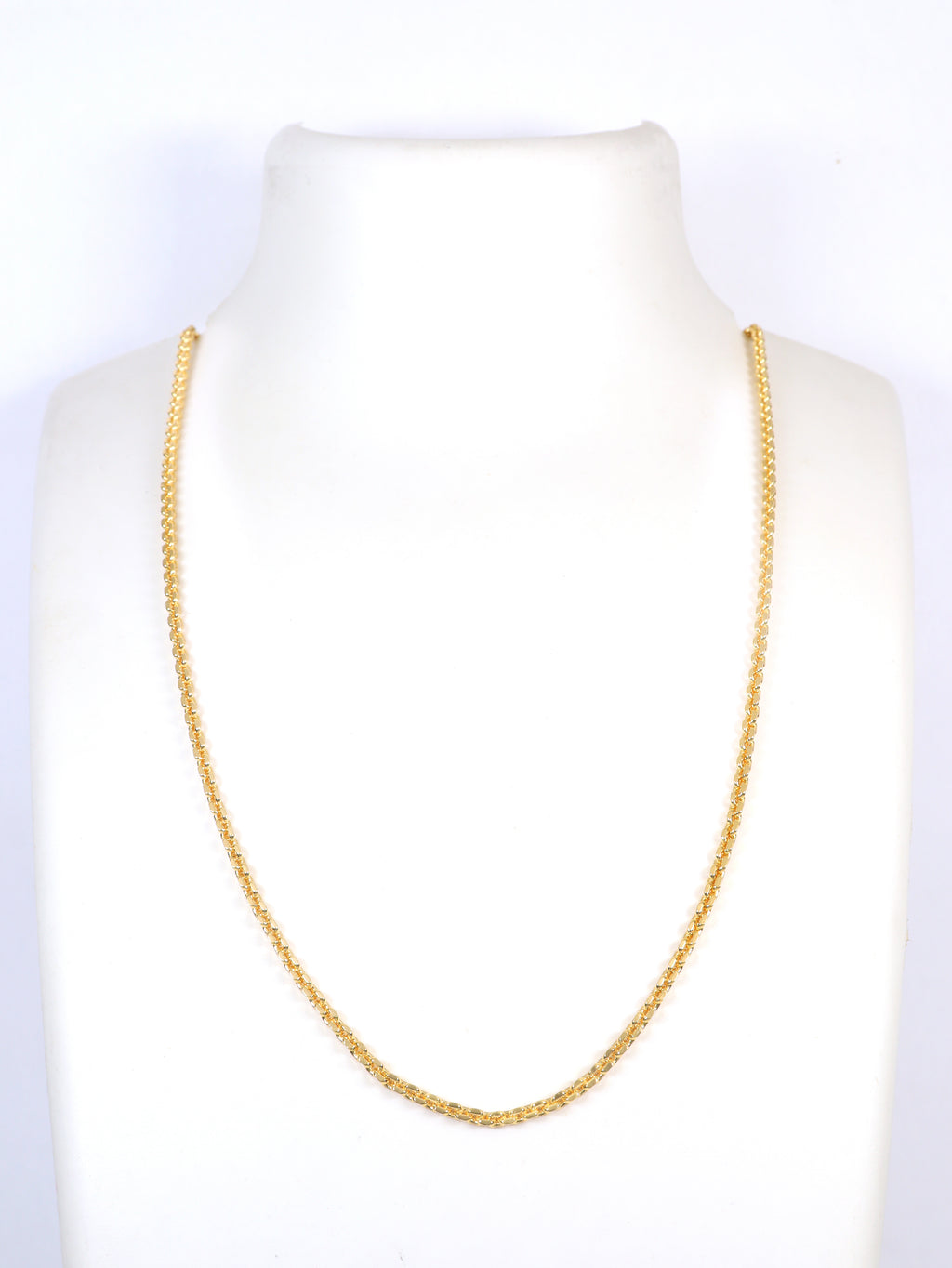 City Girl 24 CT Gold Plated Anti Tarnish 24 inch Copper Chain for Men and Women.(CN 1666)