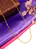 City Girl 24 CT Gold Plated Anti Tarnish 24 inch Copper Chain for Men and Women.(CN 4068)