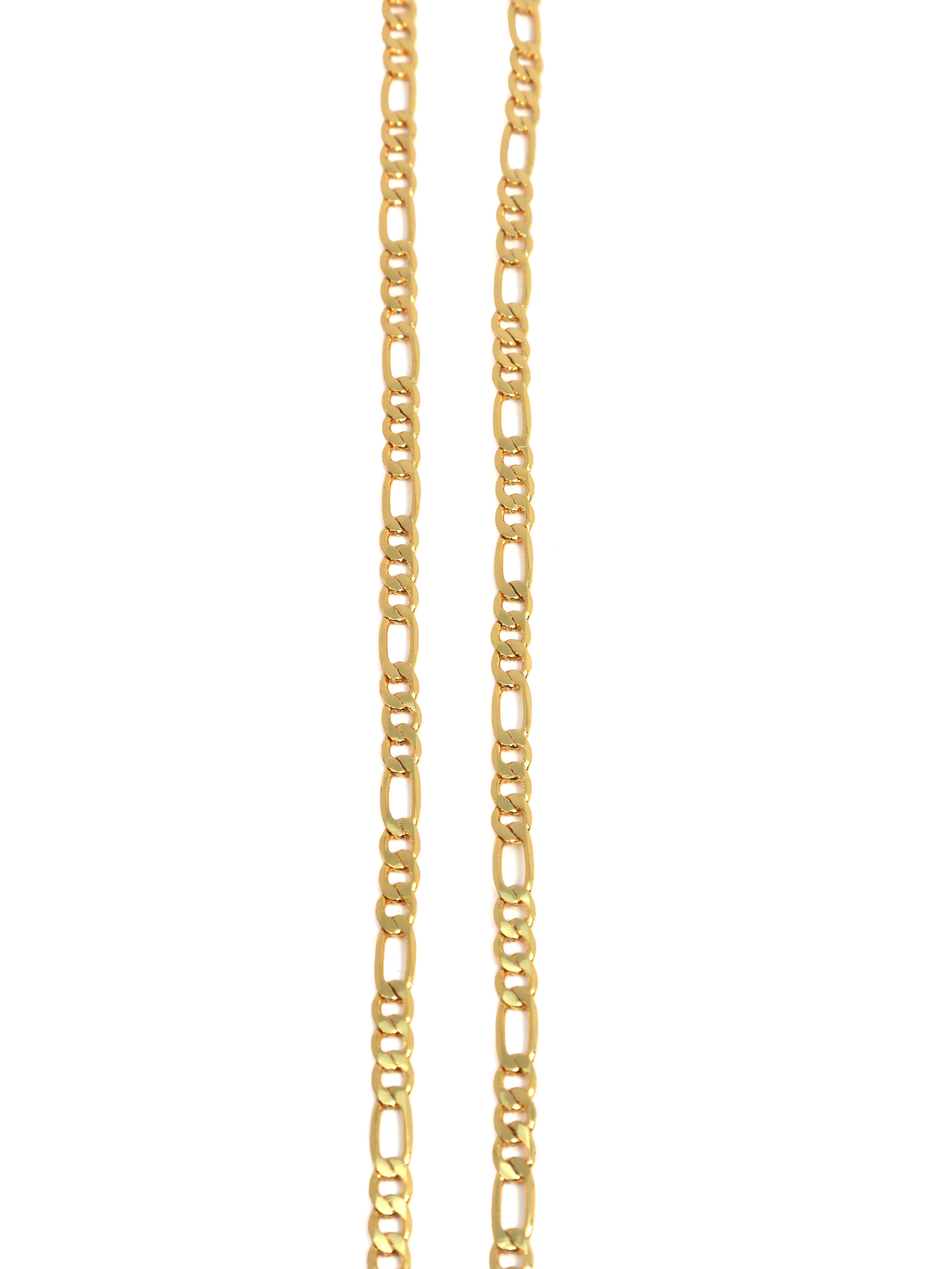City Girl 24 CT Gold Plated Anti Tarnish 24 inch Copper Chain for Men and Women.(CN 4068)